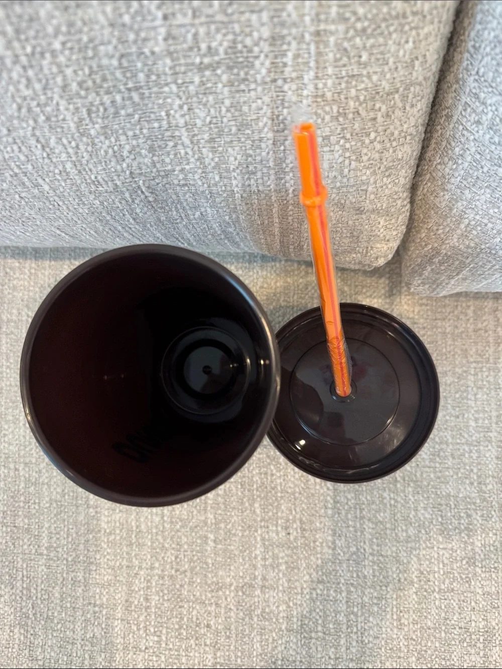 PARKE X DUNKIN’ limited edition tumbler Espresso with Orange Straw nwt